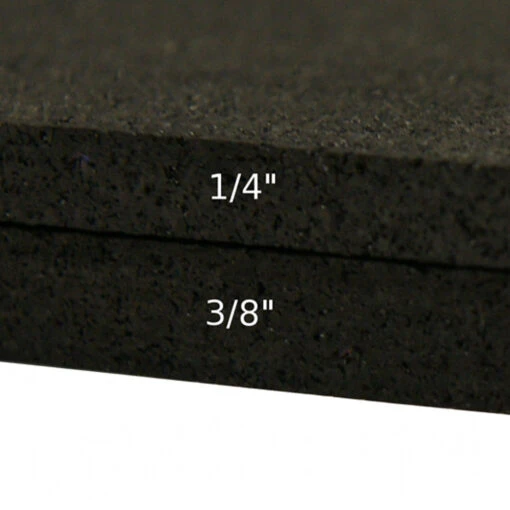 "Recycled Flooring" 1/4 In. X 4 Ft. X 4 Ft. - Black Rubber Mats -Flooring Shop 7a259e22 1a1c 401d aab6