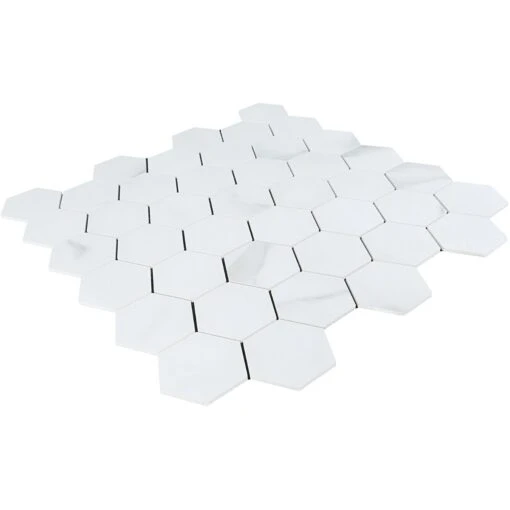 Bond Tile Easy Luxe Hex Calacatta 11.61 In. X 11.81 In. SPC Peel And Stick Tile (0.95 Sq. Ft. / Sheet) -Flooring Shop 7b94b3c4 f0b2 45bf a9f8