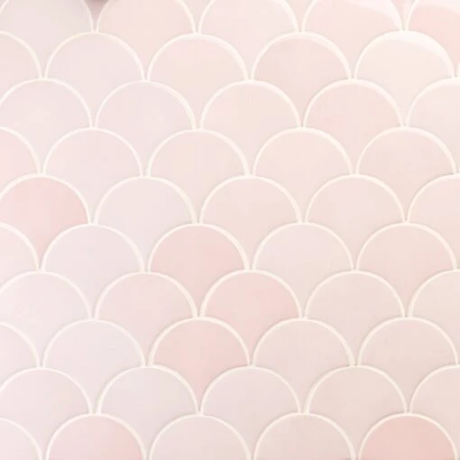 Bond Tile Riptide Rose 2.44 In. X 5 In. Fish Scale Polished Ceramic Wall Tile (48 Pieces 4.06 Sq. Ft. / Case) -Flooring Shop 7da26d88 7b8d 4bcc 853a