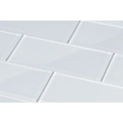 Giorbello Cool White 3 In. X 6 In. X 8mm Glass Subway Wall Tile (5.5 Sq. Ft./Case) -Flooring Shop 7e9a05737ebed19dc9842251165a63c5 1800x1800