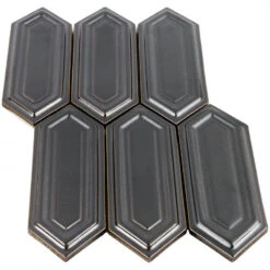 Divine Gunmetal Hexagon 9.5 In. X 15.5 In. Glazed Ceramic Mosaic Tile (1.02 Sq. Ft. / Sheet) -Flooring Shop 7f84a918 ffbb 4cf9 8b90 30d34aac9982.c7eee6843f5076d2cdd1da705c56e772 1800x1800