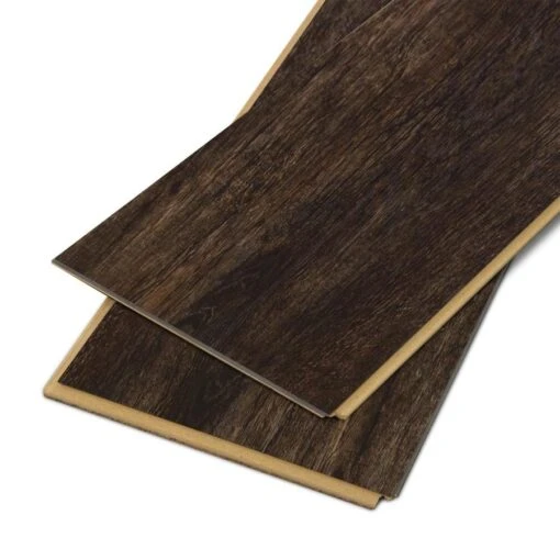 Cali Bamboo Cali Vinyl 10-Piece 7.125-in X 48.03-in Antique Java Luxury Locking Vinyl Plank Flooring -Flooring Shop