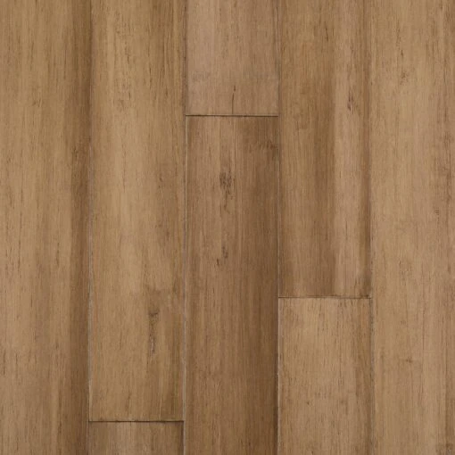 Home Decorators Collection Hand Scraped Strand Woven Brown 1/2 In. T X 5-1/8 In. W X 72-7/8 In. L Solid Bamboo Flooring -Flooring Shop