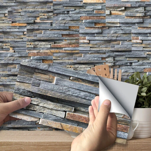 Self-Adhesive Vinyl Flooring Tiles Waterproof Peel And Stick Tiles Wall Stickers For Home Decor,Gray Wood Grain -Flooring Shop 8947eefb f373 4f04 9f09