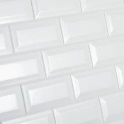 Daltile Restore 3 In. X 6 In. Ceramic Bevel Bright White Subway Tile (10 Sq. Ft. / Case) -Flooring Shop 8fb2e11ef61da7694a040e159b852a09 1800x1800