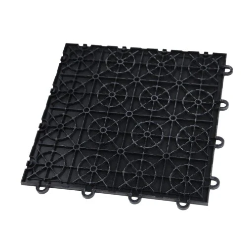 FlooringInc’s Nitro Garage Floor Tiles, Diamond Pattern, Interlocking, Black, 12"x12", 1 Pack, 1 Sq/ft -Flooring Shop 95d90653 98c7 40ba 864d