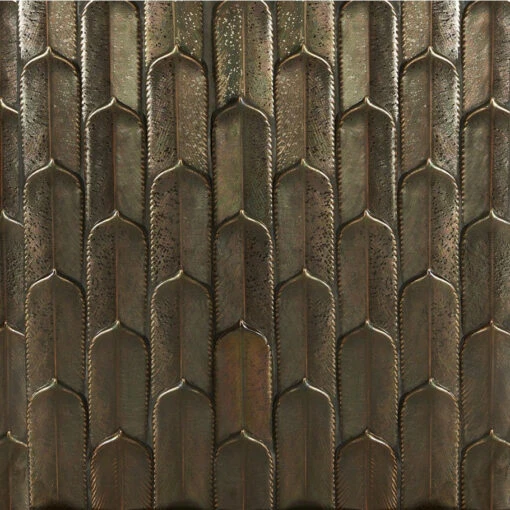 Bond Tile Prong Bronze Matte Ceramic Mosaic Tile (1.13 Sq. Ft. / Sheet) -Flooring Shop 9c1fec62 d6b7 481f bda3