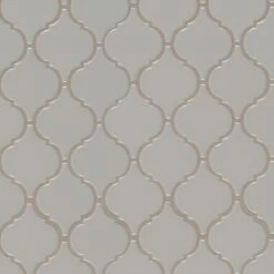 MSI Retro Bianco Arabesque 10.63 In. X 8.84 In. X 6mm Matte Porcelain Mesh-Mounted Mosaic Tile (10.95 Sq. Ft. / Case) -Flooring Shop 9edede88f6ebbd7e654e3a47bbfbce76 1800x1800