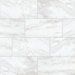 Daltile QuicTile 12 In. X 24 In. Calacatta Marble Polished Porcelain Locking Floor Tile (9.6 Sq. Ft. / Case) -Flooring Shop a074435bd2f5454d31fb452ed3fc0021 1800x1800