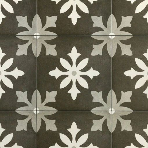 Picasso Nero 9x9 Glazed Porcelain Tile -Flooring Shop a1d80b9c 9ff7 439c 9a21