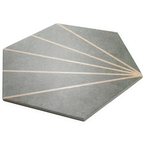 Bond Tile Arbor Hex Graphite Beams 12.5" Matte Porcelain Floor And Wall Tile (11 Pieces 10.51 Sq. Ft. / Case) -Flooring Shop a46d079c 8b15 4d3d 8260