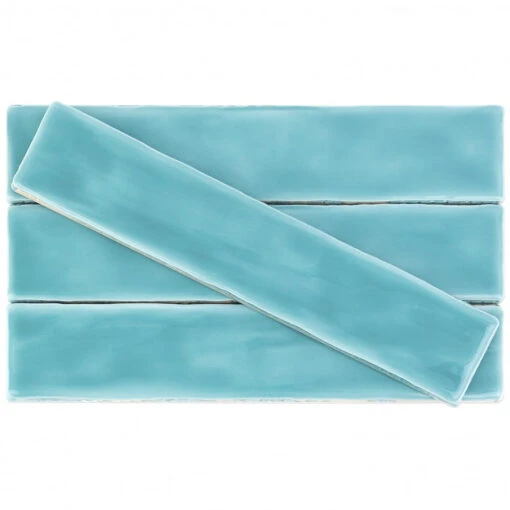 Brookline Turquoise 2 In. X 10 In. Polished Ceramic Subway Wall Tile (40 Pieces / 5.38 Sq. Ft. / Box) -Flooring Shop aadba9c5 fe0e 4ffe 963c