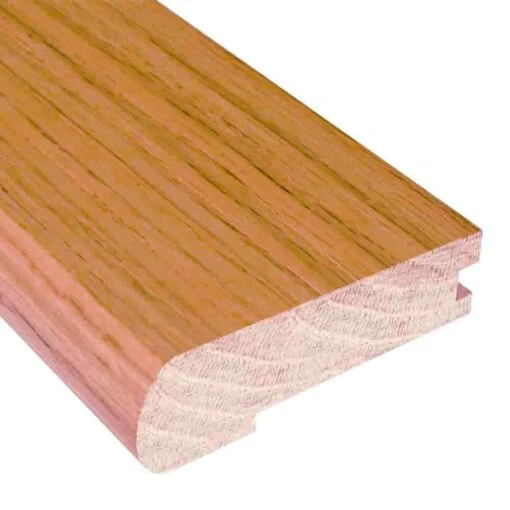 Unfinished Oak 3/4 In. Thick X 3 In. Wide X 78 In. Length Hardwood Stair Nose Molding -Flooring Shop