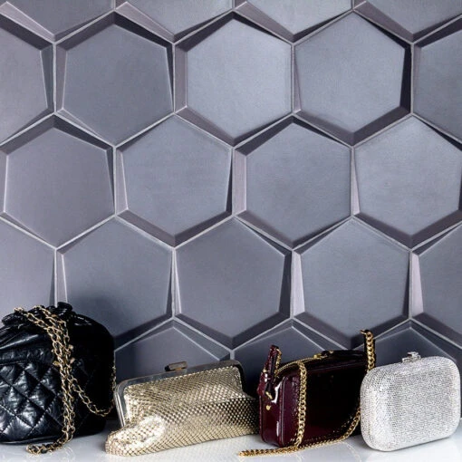 Magen Leveled-Hex Dark Gray Matte Ceramic Hexagon Tile -Flooring Shop ad48bdfe a7fd 45c4 8fa1