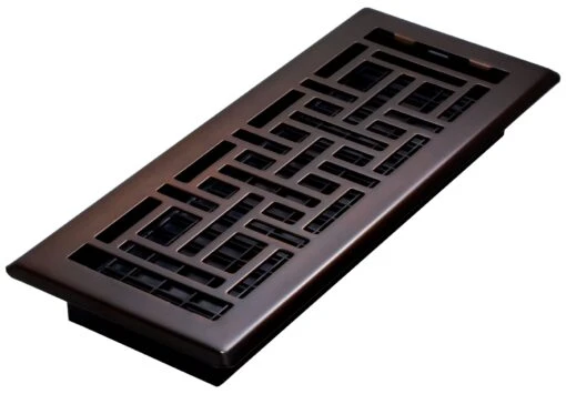 Decor Grates 4" X 12" Steel Plated Rubbed Bronze Finish Oriental Design Floor Register -Flooring Shop afd5df00 758b 42b8 9481