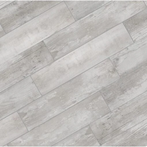 Florida Tile Home Collection Alaskan Powder 8 In. X 36 In. Porcelain Floor And Wall Tile (367.2 Sq. Ft./ Pallet) -Flooring Shop