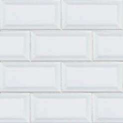 MSI Beveled 3 In. X 6 In. Glossy Ceramic White Subway Tile (1 Sq. Ft. / Case) -Flooring Shop b690006107b0cdf952f8cf27a1f4f554 1800x1800