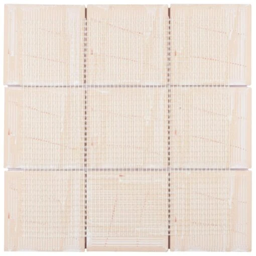 Merola Tile Twist Square Yellow Lemon 11-3/4 In. X 11-3/4 In. Ceramic Mosaic (9.79 Sq. Ft. /Case) -Flooring Shop