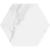 Toscana Carrara Hexagon 9 In. X 10 In. Matte Glazed Porcelain Floor And Wall Tile (8.06 Sq. Ft. / Case) -Flooring Shop ba61c340926b0f7e71df25886d7522bc 1800x1800