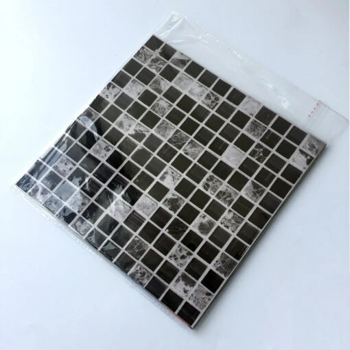 UKAP 10Pcs Mosaic Pattern Waterproof Wall Tile Stickers Peel And Stick Tile Kitchen Backsplash Wallpaper Sticker 15x15cm/20x20cm -Flooring Shop c04f3089 5da7 4429 85dd