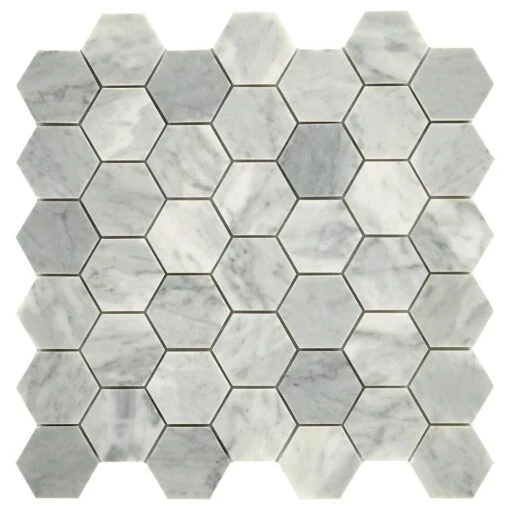 Daltile Restore Mist Honed 12 In. X 12 In. X 8mm Marble Mosaic Floor And Wall Tile (0.97 Sq. Ft./ Piece) -Flooring Shop