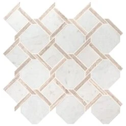 MSI Marbella Lynx 12 In. X 12 In X 10mm Polished Marble Mesh-Mounted Mosaic Tile (10 Sq. Ft. / Case) -Flooring Shop c4224f98eb5101472a4ac7a01363ba44 1800x1800