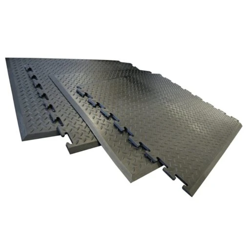 Rubber-Cal "Foot-Rest" Interlocking Anti-Fatigue Floor Mat - 1/2 In X 28 In X 31 In - Finished Tile -Flooring Shop cbbffcda d168 45ff b1d4