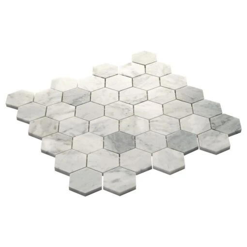 Daltile Restore Mist Honed 12 In. X 12 In. X 8mm Marble Mosaic Floor And Wall Tile (0.97 Sq. Ft./ Piece) -Flooring Shop