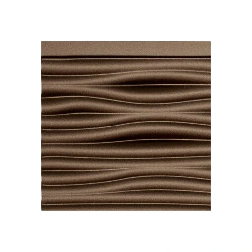 Fasade Easy Installation Waves Argent Bronze Backsplash Panel For Kitchen And Bathrooms (6" X 6" Sample) -Flooring Shop dd57623e cfff 4df3 bac9