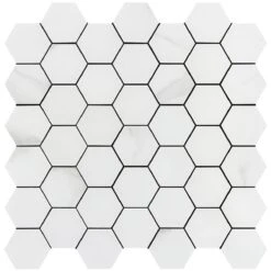 Bond Tile Easy Luxe Hex Calacatta 11.61 In. X 11.81 In. SPC Peel And Stick Tile (0.95 Sq. Ft. / Sheet) -Flooring Shop de86e198 3681 42c0 b48c 59405cb024f6.6ef391bd67ec296429d514e7cf2e42b6 1800x1800