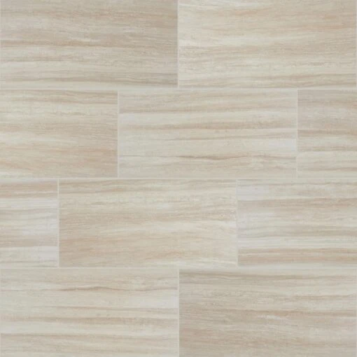 Daltile QuicTile 12 In. X 24 In. Calacatta Marble Polished Porcelain Locking Floor Tile (9.6 Sq. Ft. / Case) -Flooring Shop