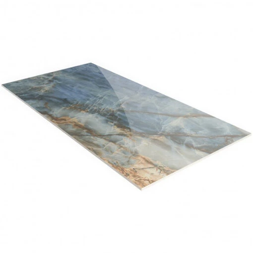 Vision Stone Blue 24x48 Polished Porcelain Tile Sample -Flooring Shop e445de0c b45e 4eca 9ced