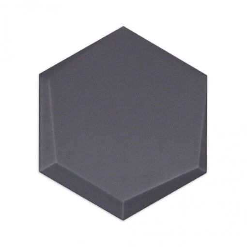 Magen Leveled-Hex Dark Gray Matte Ceramic Hexagon Tile -Flooring Shop ee1868a5 cc20 417d abec