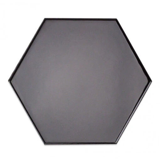 Magen Hex Dark Gray Polished Ceramic Hexagon Tile -Flooring Shop f73596e7 0e8f 4af4 8928