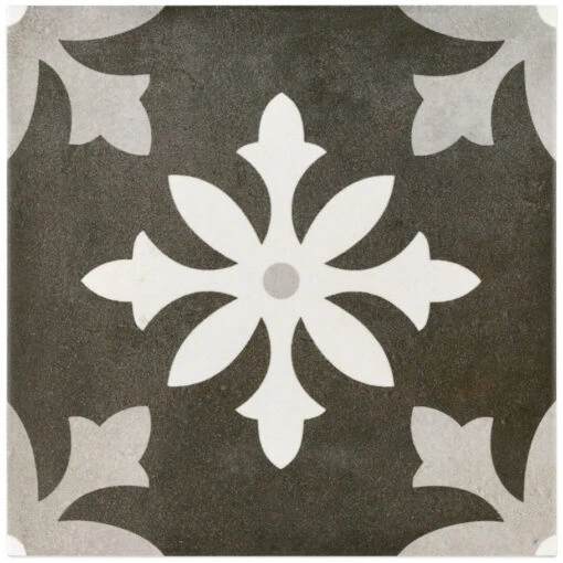 Picasso Nero 9x9 Glazed Porcelain Tile -Flooring Shop f93059fc e992 4d8d 8cb0